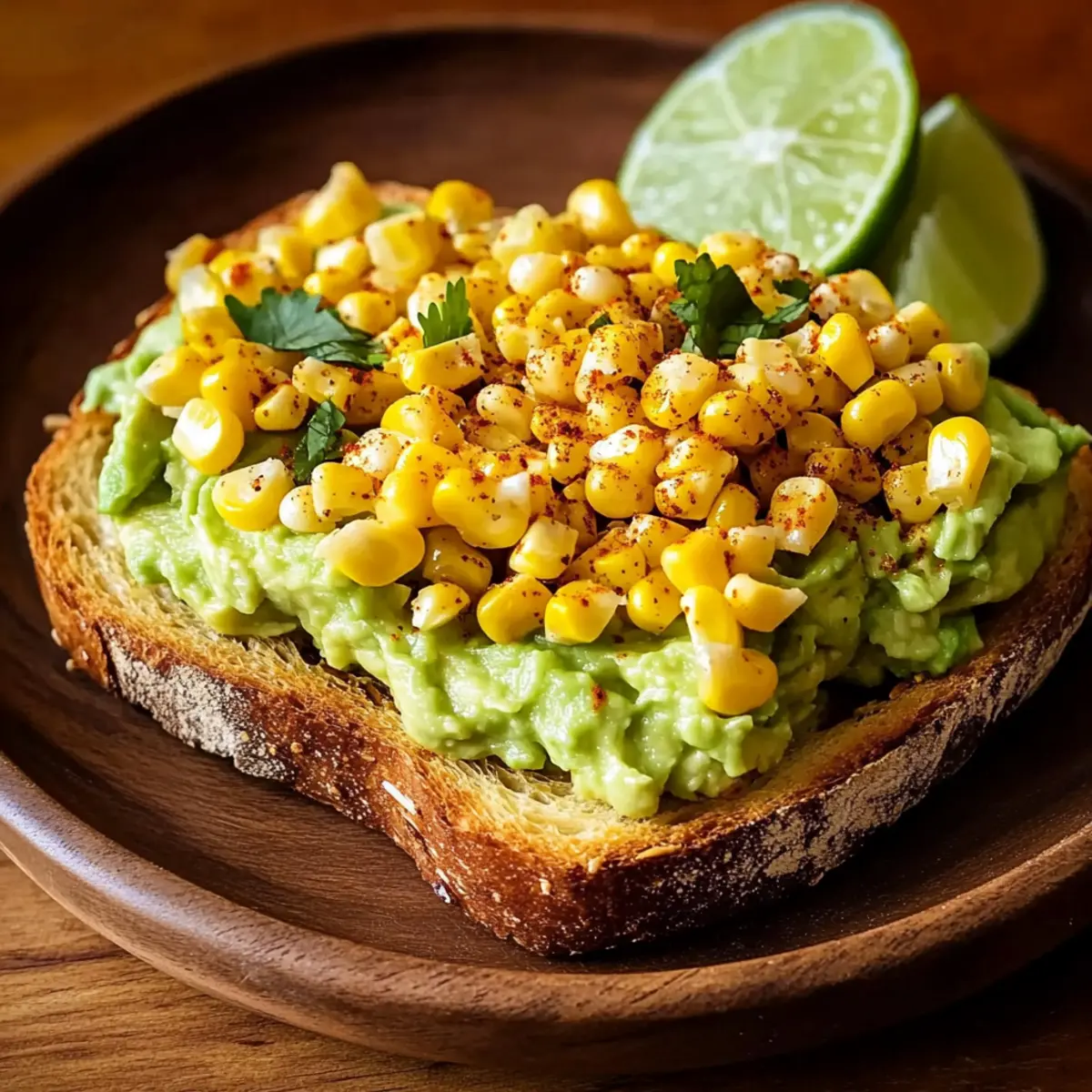 Mexican Street Corn Avocado Toast