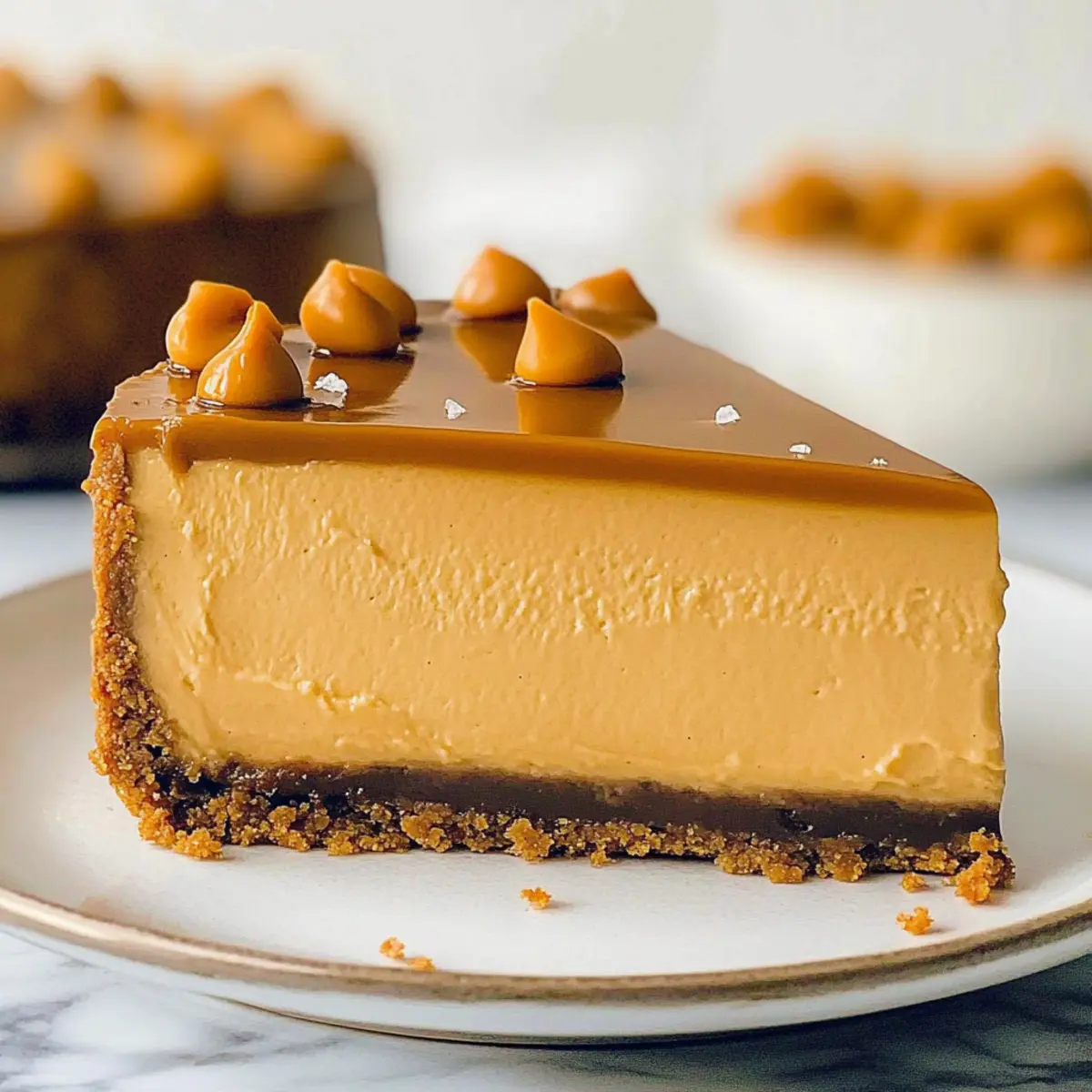 Loaded Butterscotch Cheesecake