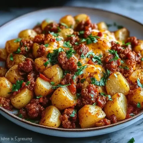 Chorizo Potato Breakfast Skillet