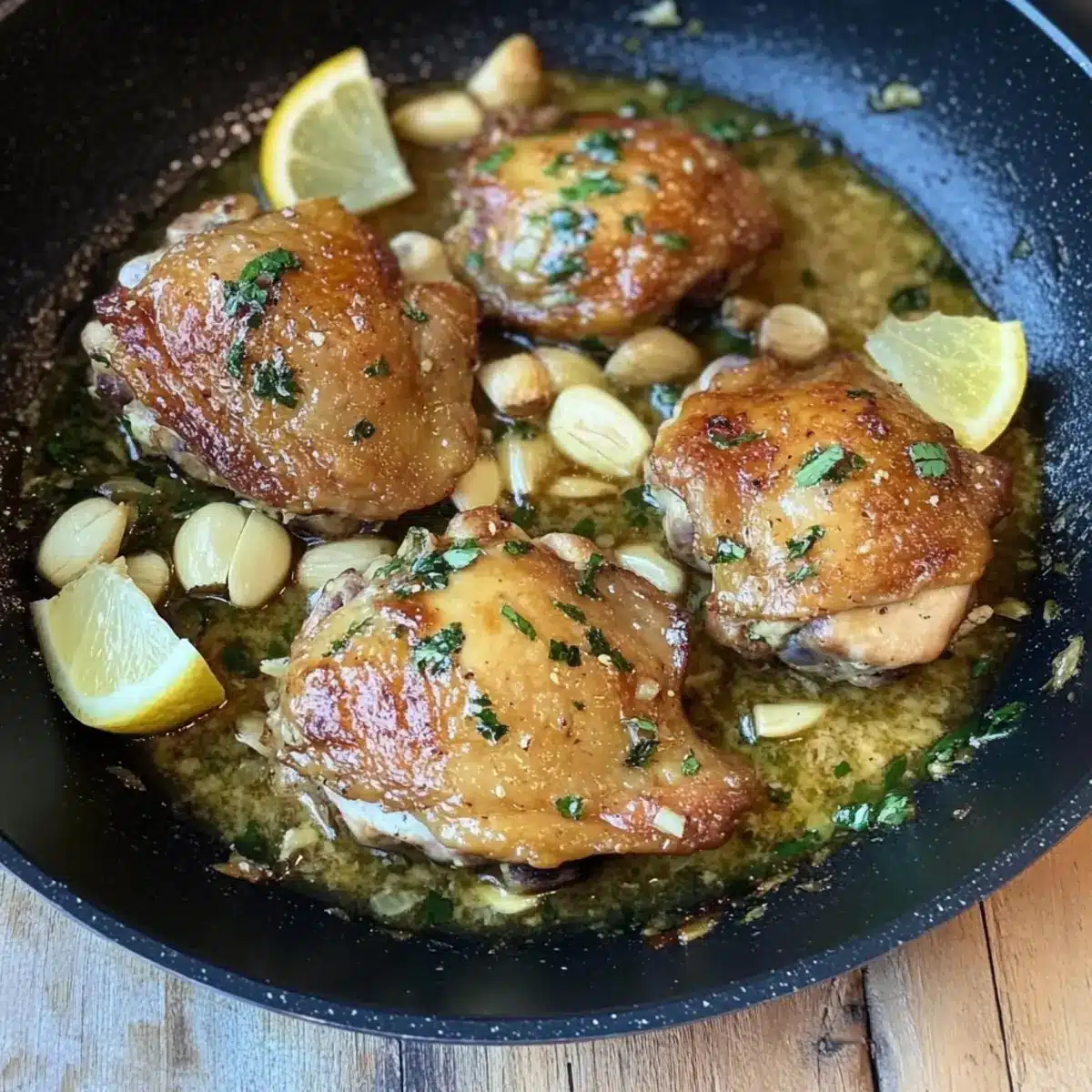 Spanish Garlic Chicken (Pollo al Ajillo)
