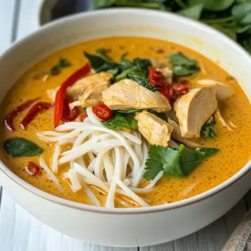Thai Curry Chicken Soup