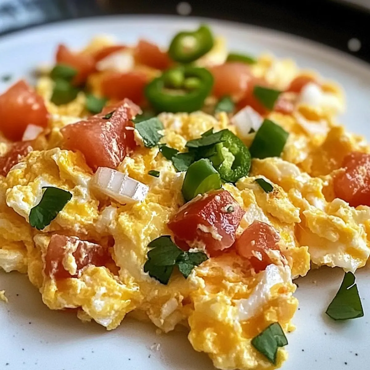 Mexican Scrambled Eggs (Huevos a la Mexicana)