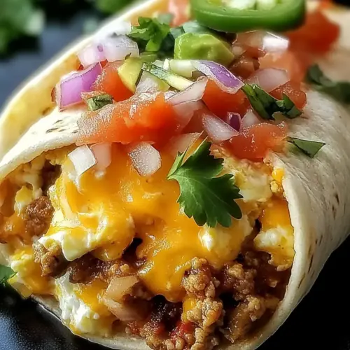 Spicy Southwest Breakfast Burritos
