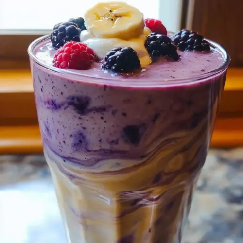 Peanut Butter Berry Smoothie