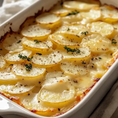 Tasty Cheesy Scalloped Potatoes