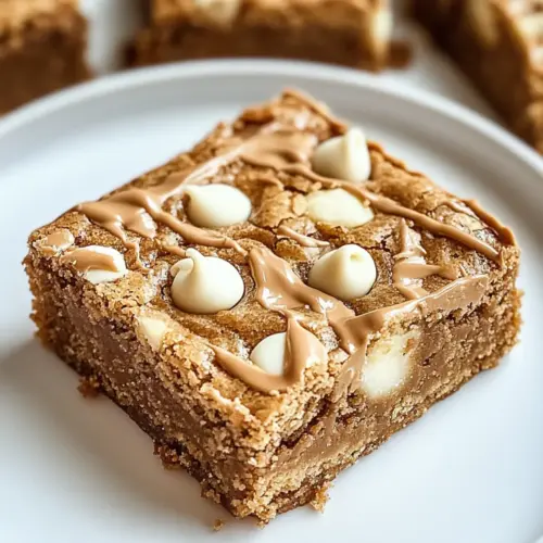 Biscoff Blondies
