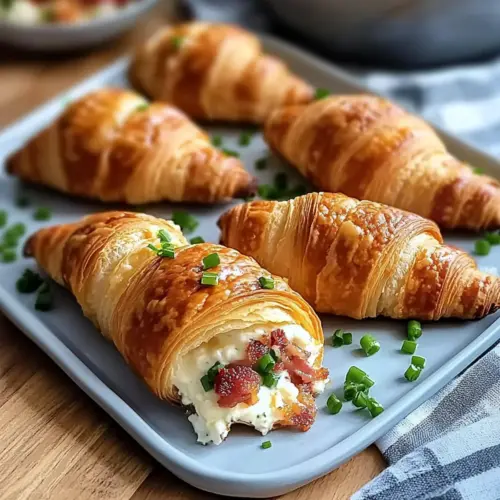 Stuffed Mini Croissants