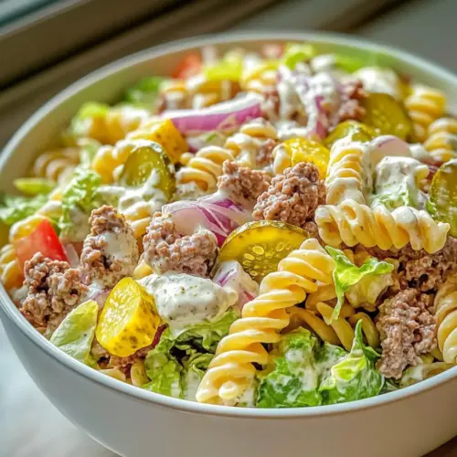 Big Mac Pasta Salad