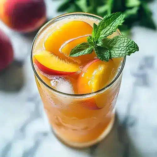 Peach Green Tea Cooler