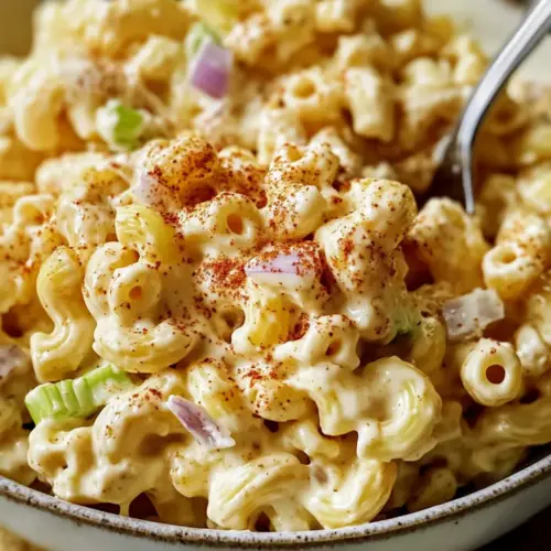 Deviled Egg Macaroni Salad