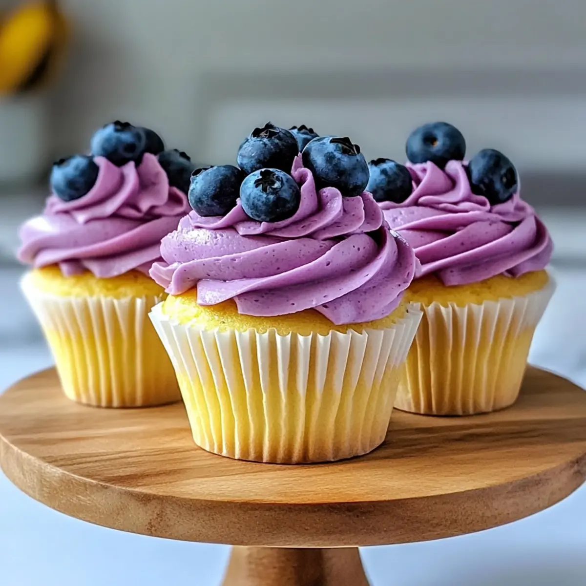 Lemon Blueberry Cupcakes