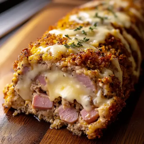 Chicken Cordon Bleu Meatloaf