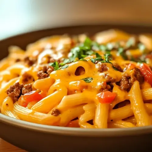 Cheesy Taco Pasta