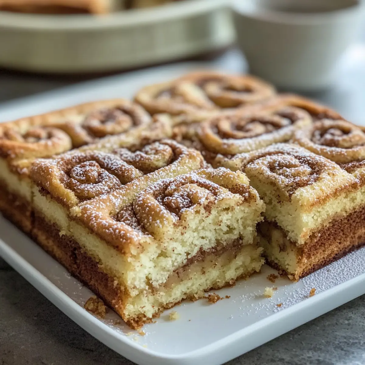 Cinnamon Sugar Zucchini Coffee Cake