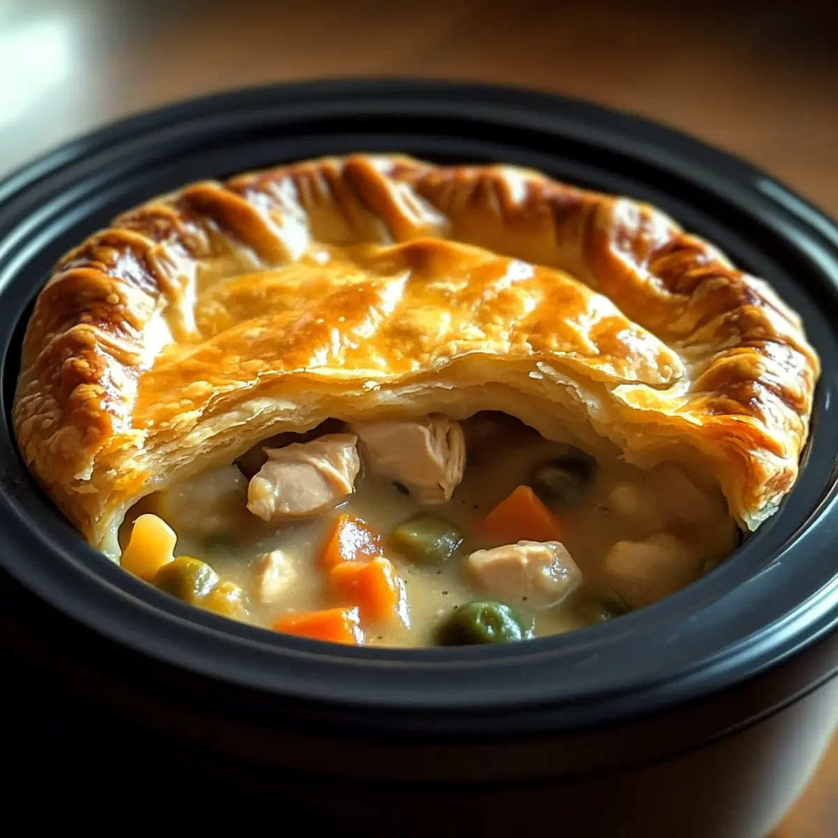 Crockpot Chicken Pot Pie