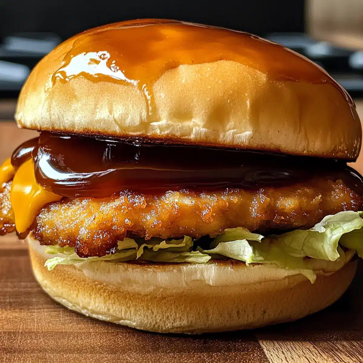 Crispy Chicken Teriyaki Burgers