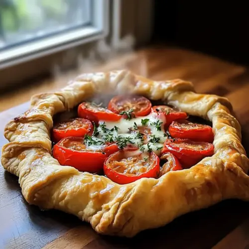 Crispy Tomato Galette with Flaky Crust