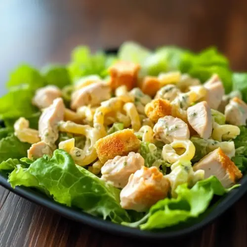 Chicken Caesar Pasta Salad