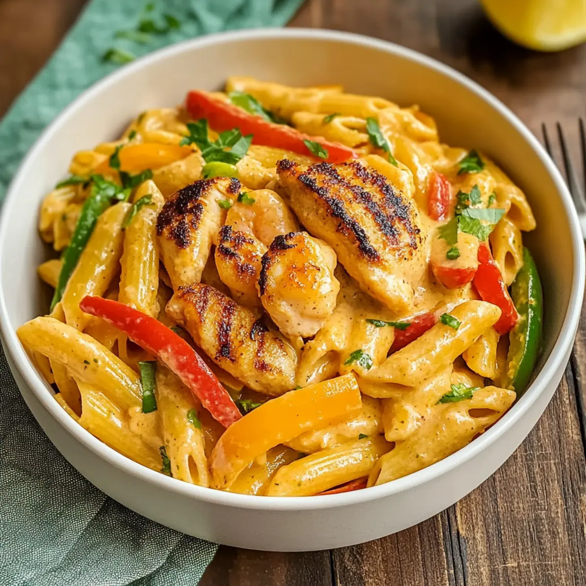 Bold & Creamy Rasta Pasta