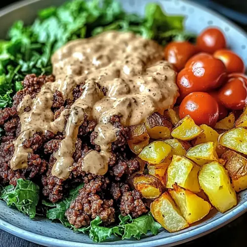 Loaded Burger Bowls