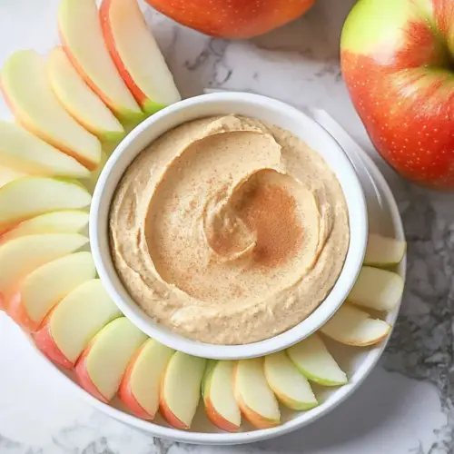 Peanut Butter Yogurt Dip for Apples