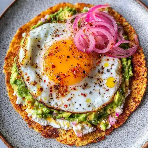 Crispy Feta Fried Eggs