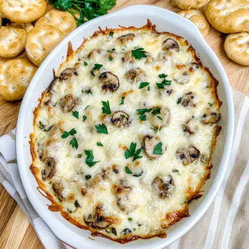 Stuffed Mushroom Dip