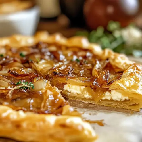 Caramelized Onion and Goat Cheese Tart