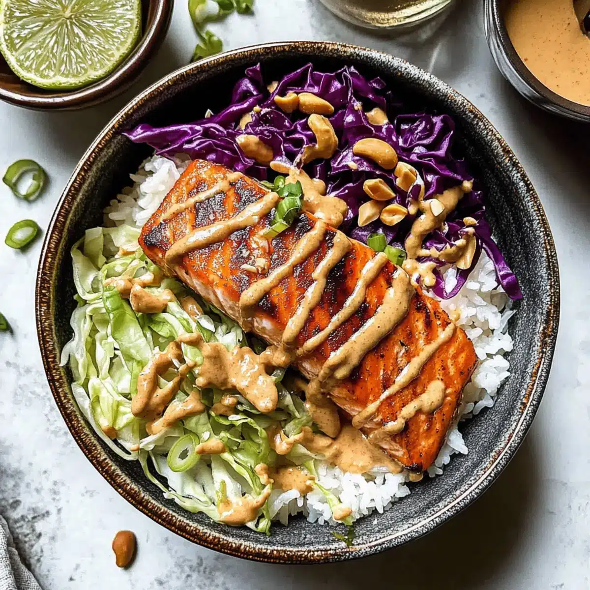 Firecracker Salmon Bowls