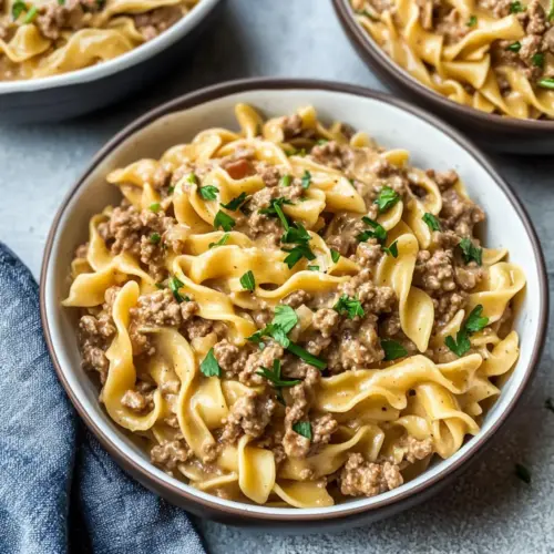 Ground Beef Stroganoff (Dairy Free)