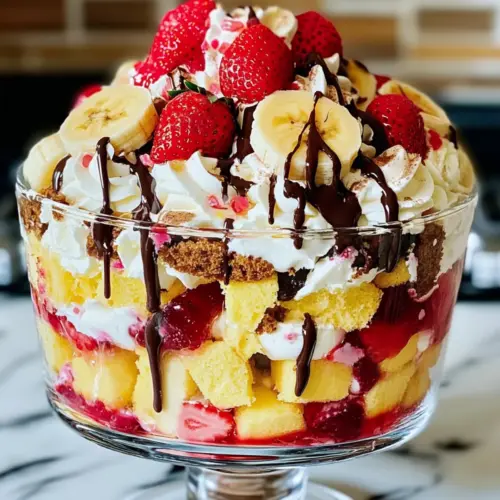 Banana Split Trifle