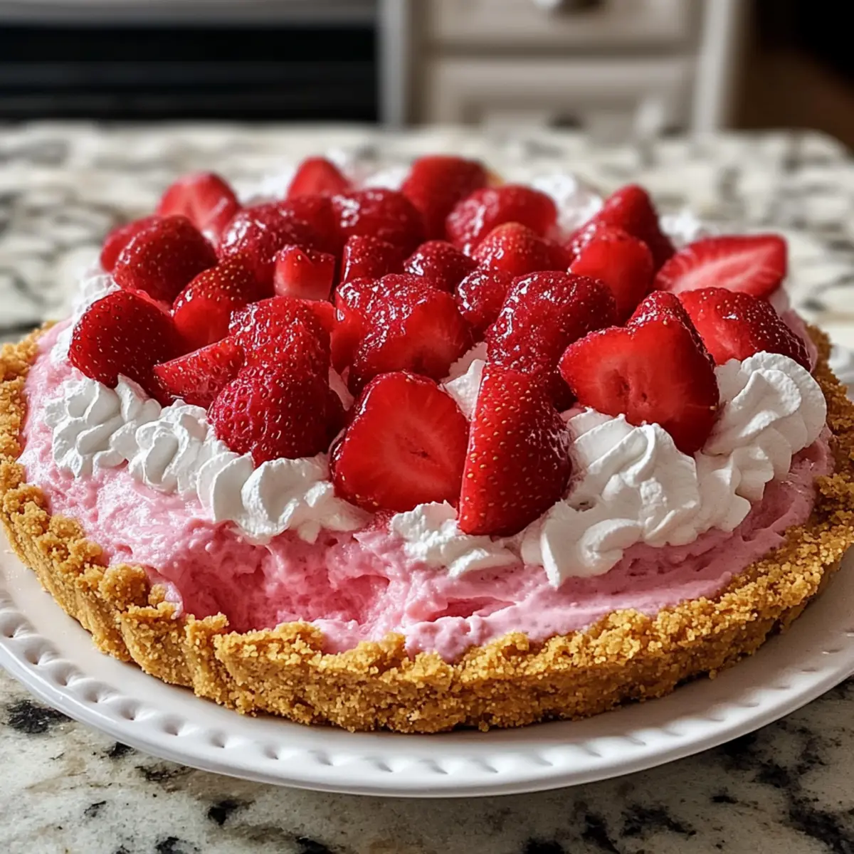 Strawberry Icebox Pie