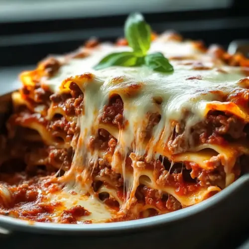Classic Beef Lasagna Casserole