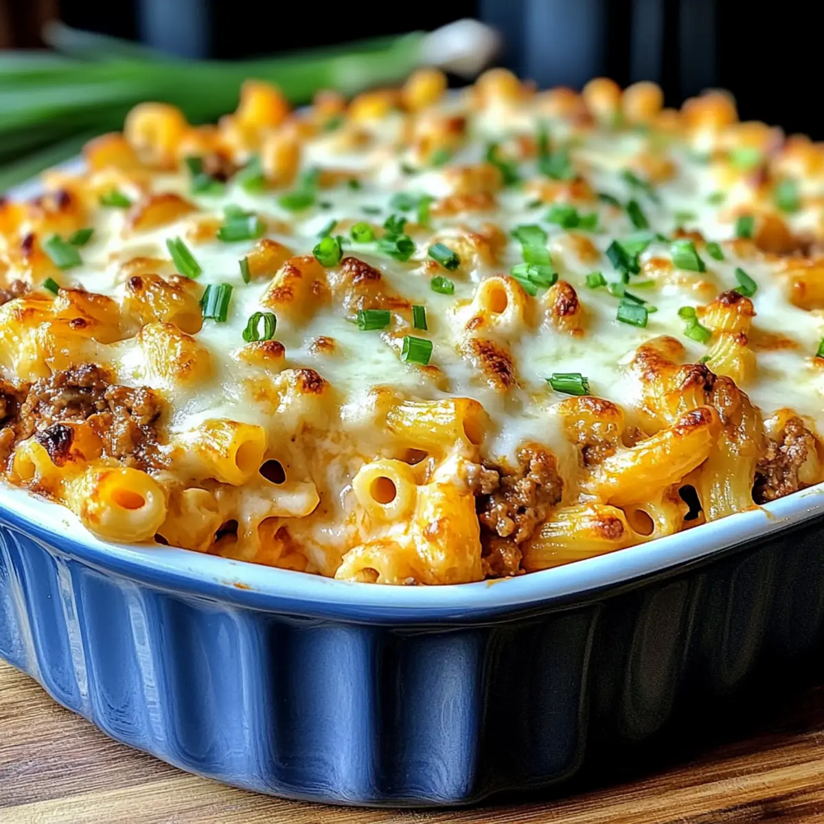 Spicy Buffalo Macaroni Casserole