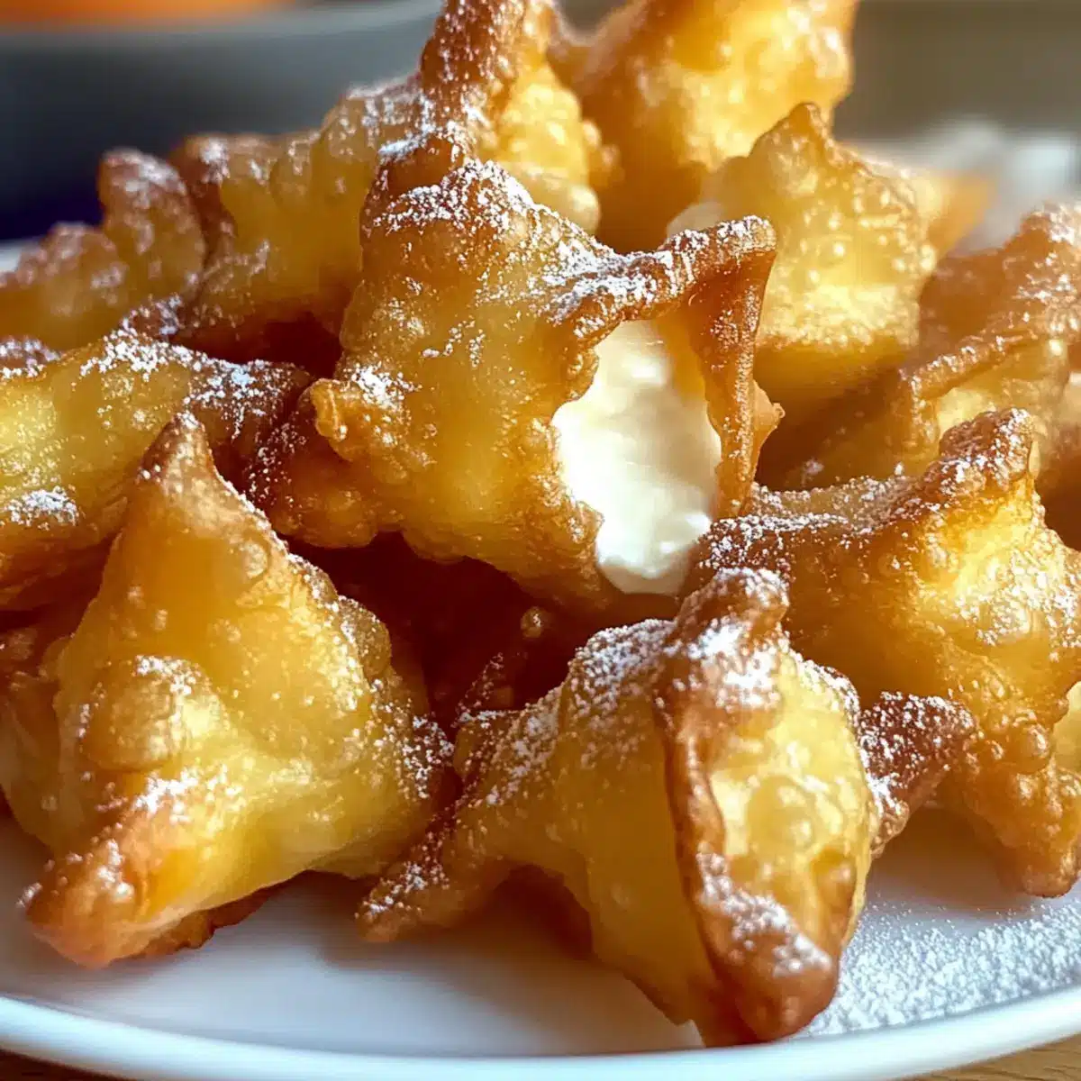 Sweet Cream Cheese Wontons