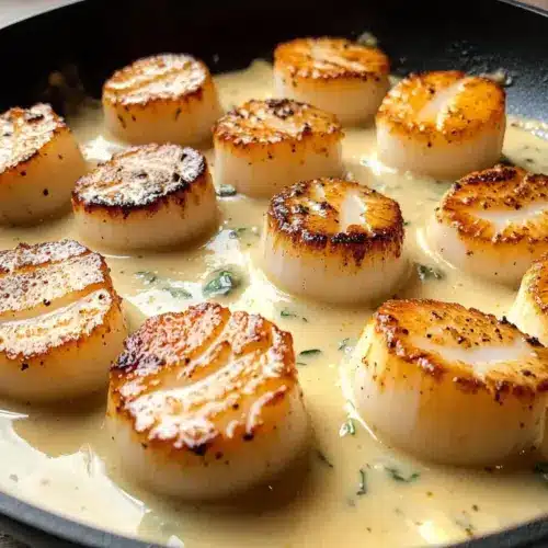Cajun Scallops in Creamy Mustard