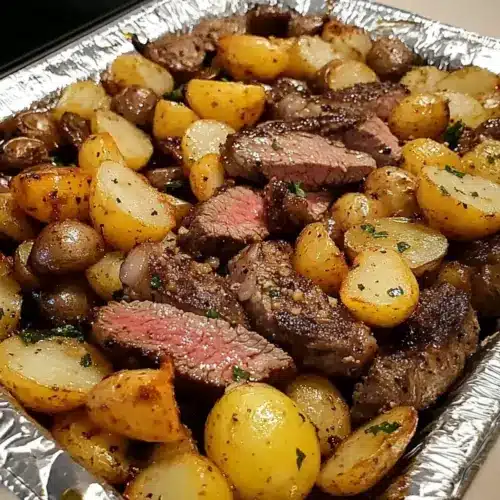 NY Strip Steak with Baby Golden Potatoes