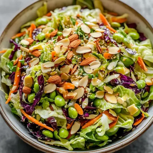 Crunchy Cabbage and Edamame Salad
