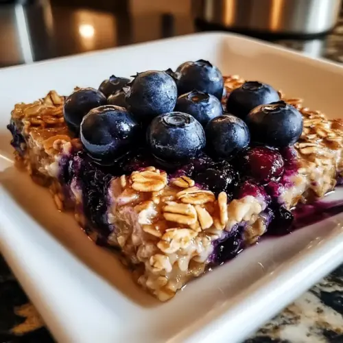 Baked Blueberry Oatmeal