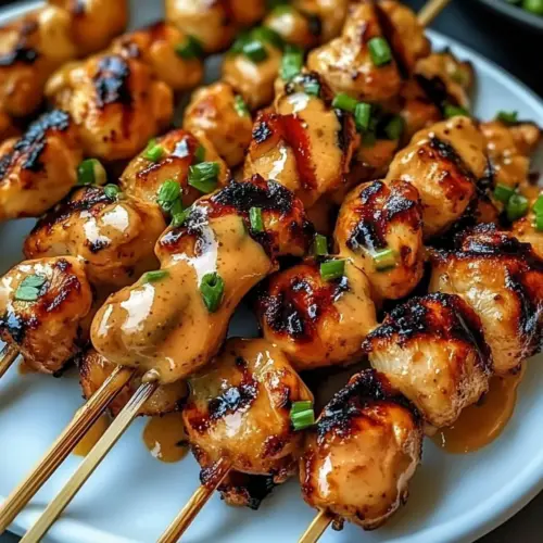 Bang Bang Chicken Skewers