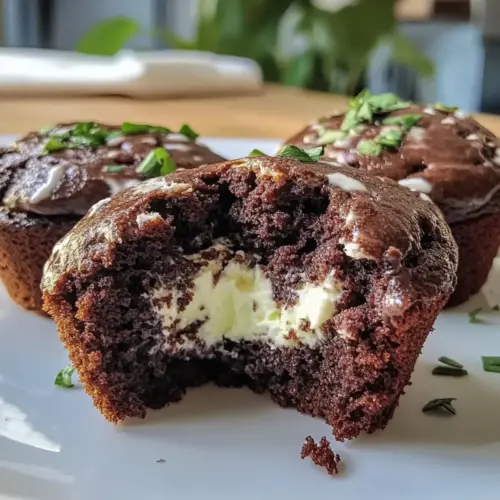 Double Chocolate Zucchini Muffins