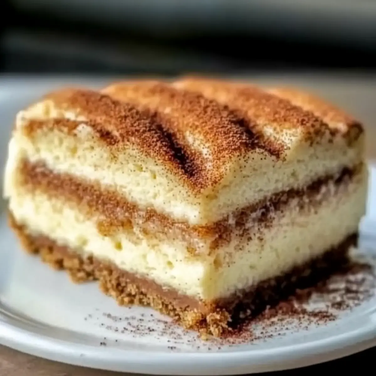 Cinnamon Churro Cheesecake Delight