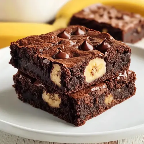 Chocolate Banana Brownies