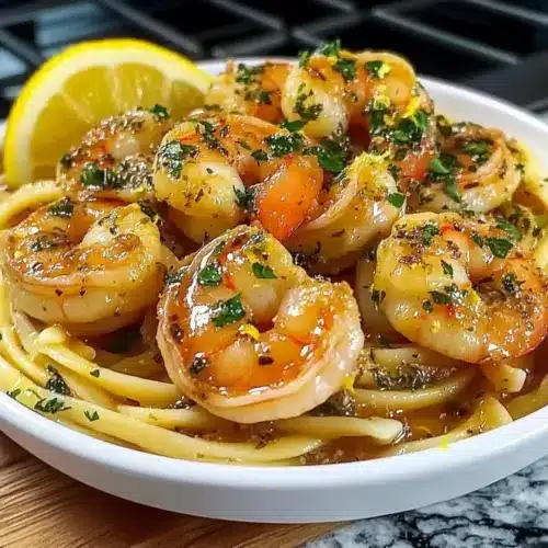 Lemon Garlic Butter Shrimp Scampi