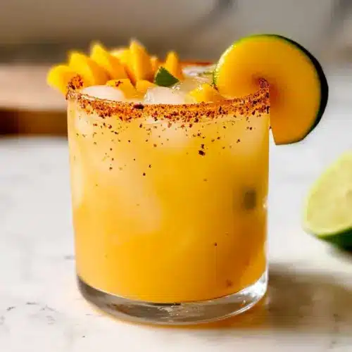 Hot Honey Spicy Mango Margarita
