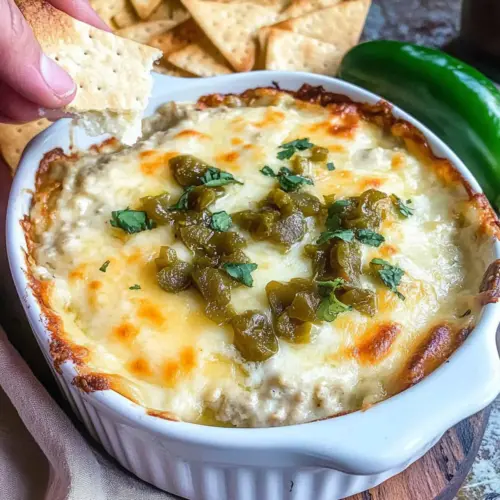Hatch Green Chile Cheese Dip