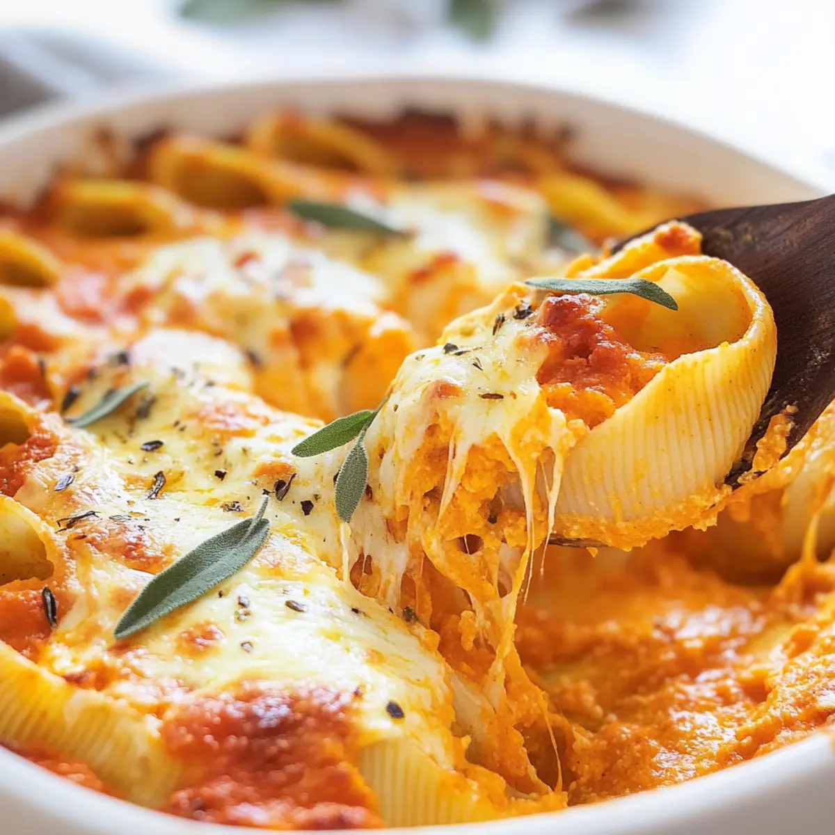 Pumpkin Ricotta Stuffed Shells
