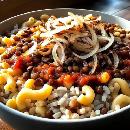 Homemade Egyptian Koshari
