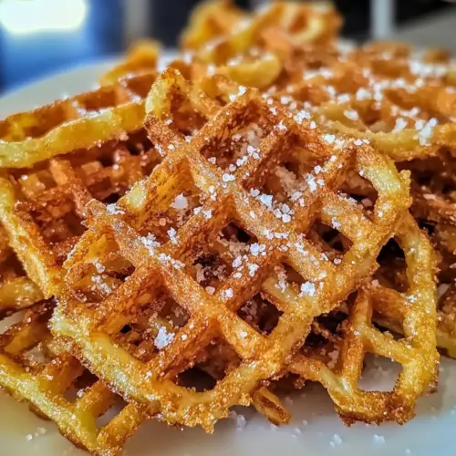 Homemade Waffle Fries