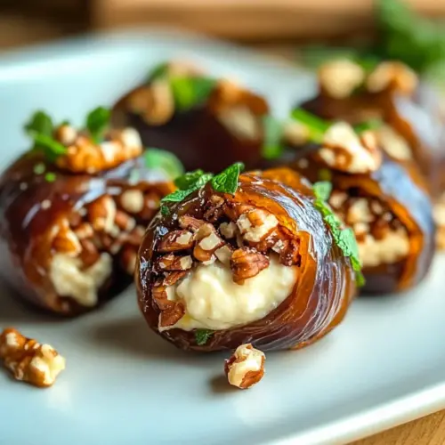 Goat Cheese Stuffed Dates with Walnuts